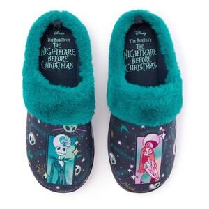 Disney Nightmare Before Christmas Slippers for Adults Large Women 11/12 Men 9/10